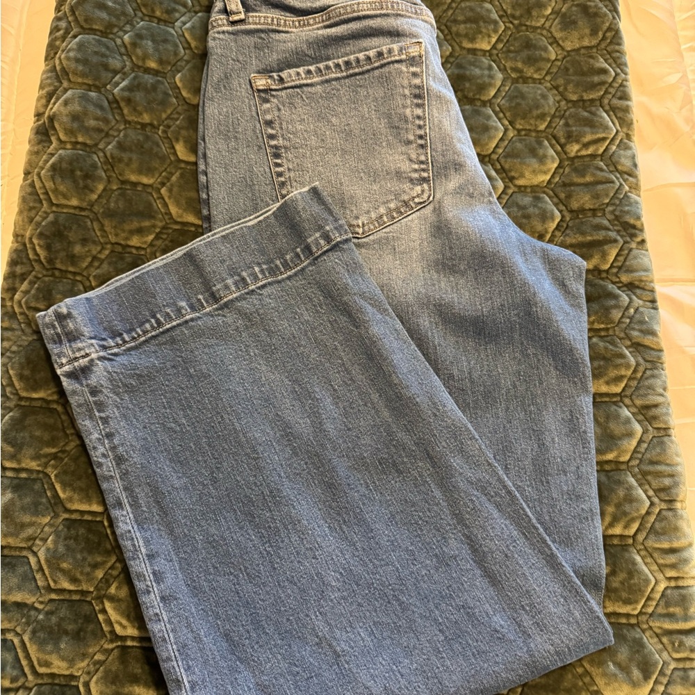 Maurices Blue Flare Wide Leg Jeans